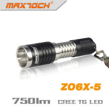Maxtoch-ZO6X-5 LED T6 XM-L Cree zoombare Ladegerät Taschenlampe